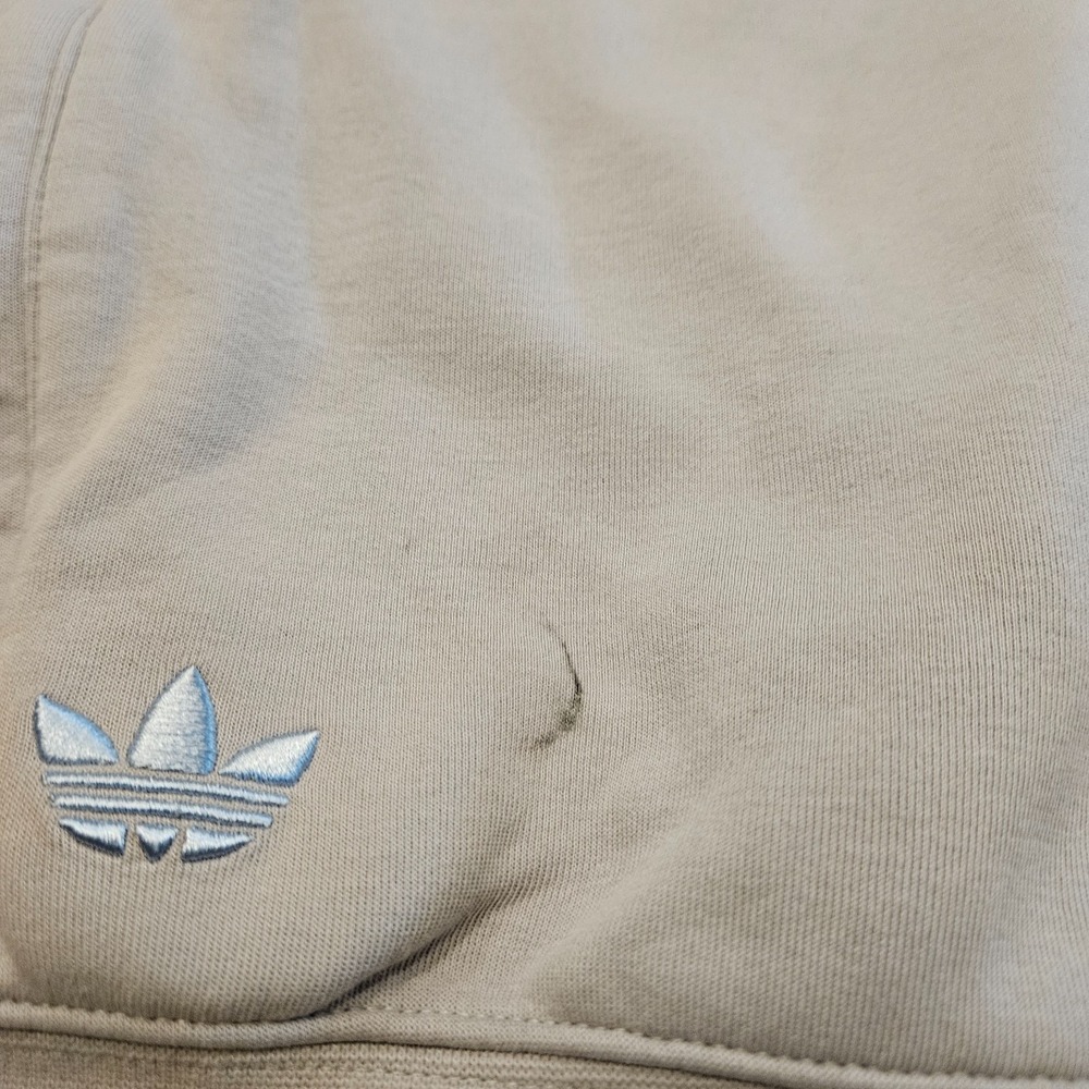 Adidas Originals Full Zip Track Jacket Men's XL Gray Blue Trefoil 3 Stripe - Picture 8 of 12